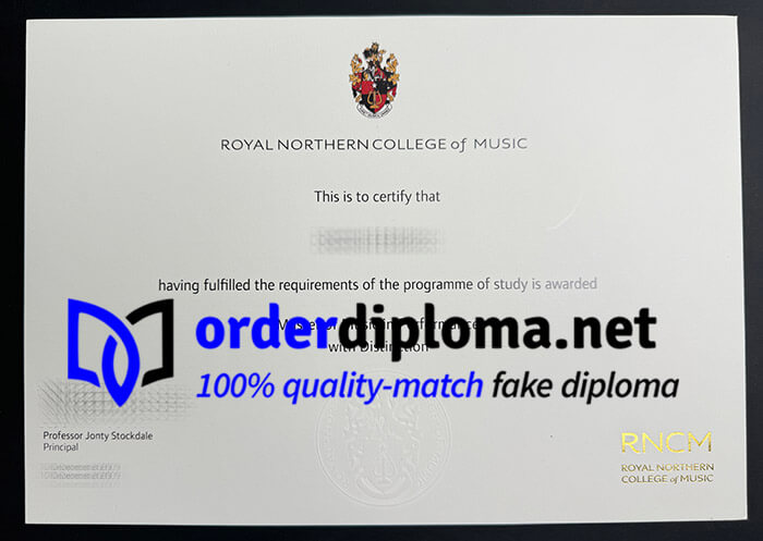 Buy Royal Northern College of Music diploma, buy RNCM fake degree.