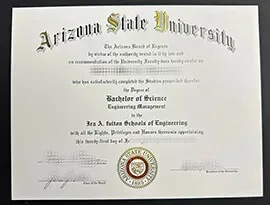 get Arizona State University diploma, buy fake degree online.