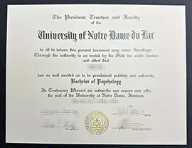 Where to buy University of Notre Dame diploma？buy UND fake degree online.