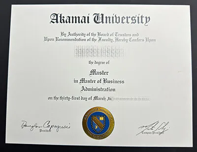 buy Akamai University diploma online