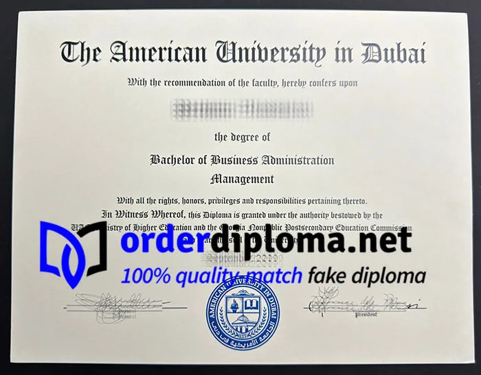 Buy American University in Dubai diploma, get AUD fake degree online.