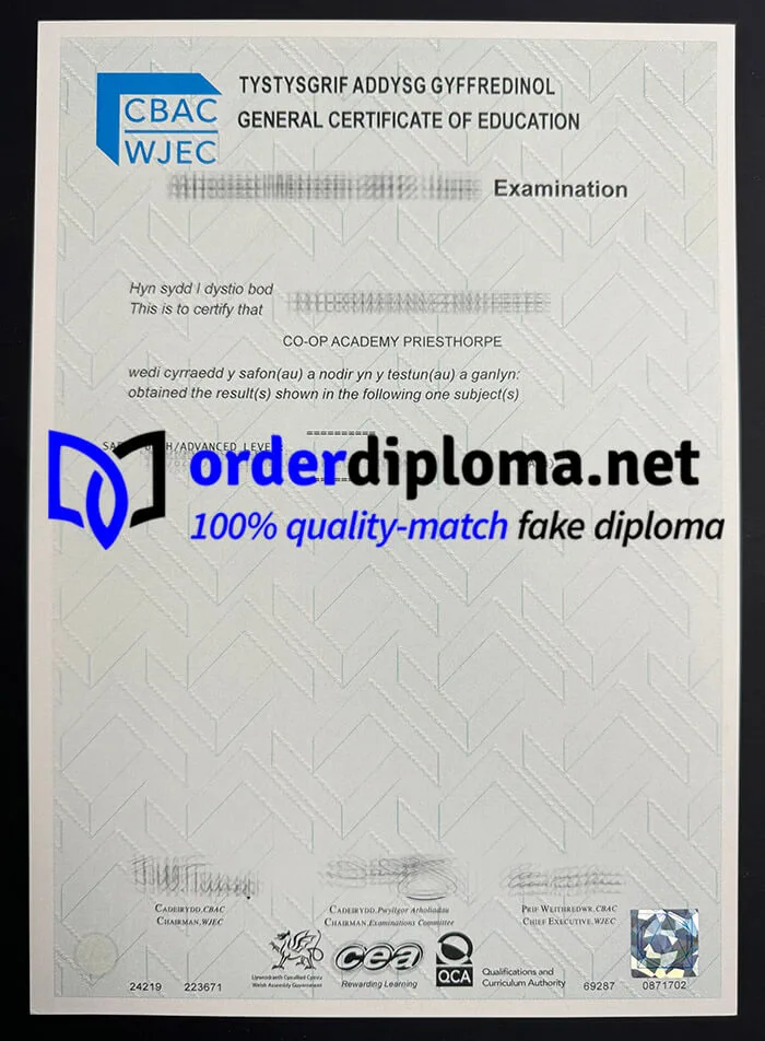 Buy CBAC certificate, get WJEC fake certificate, where to get fake WJEC certificate?