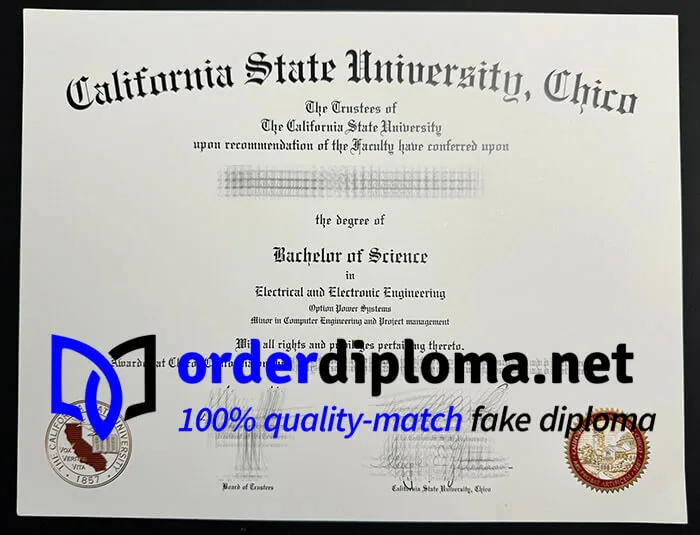 Buy California State University Chico degree, get CSUC fake degree.