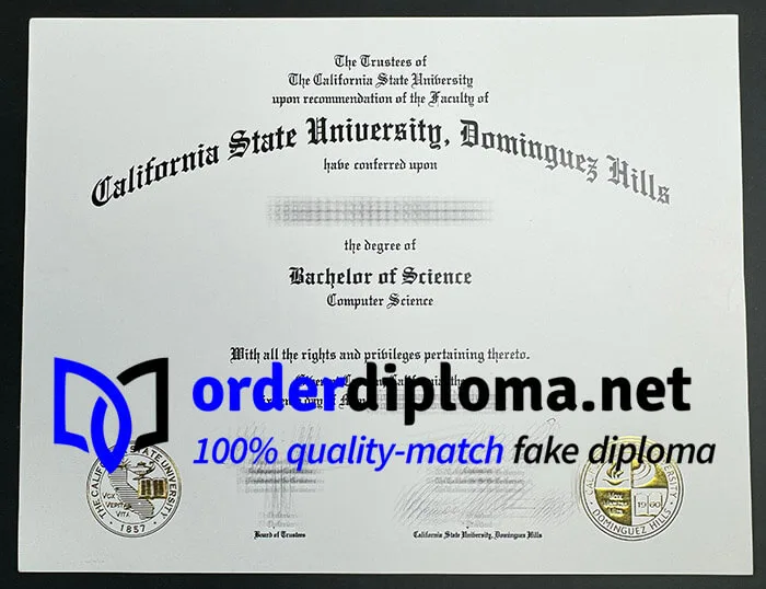 Can I order California State University Dominguez Hills diploma?