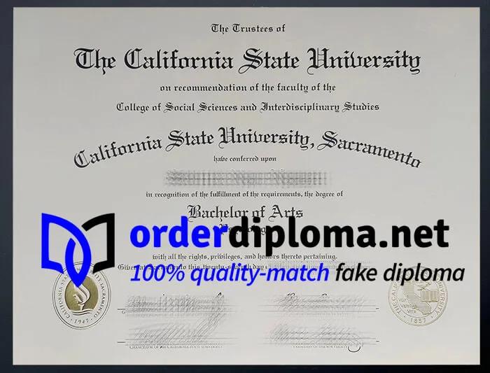 Where to get Sacramento State diploma?