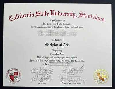 Where to order Stanislaus State diploma?