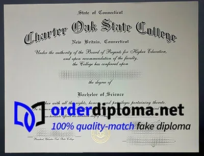 Charter Oak State College diploma,