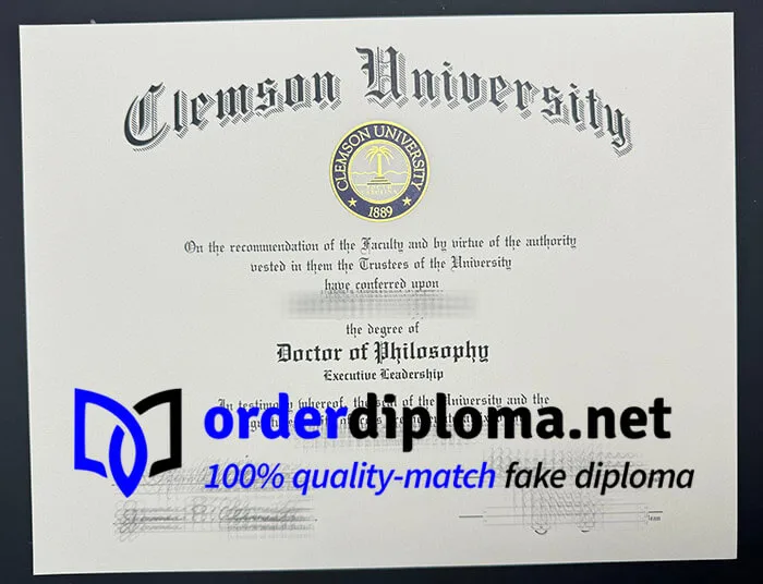 Buy Clemson University diploma, order Clemson University degree online.