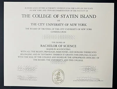 Where to buy College of Staten Island diploma? buy College of Staten Island degree online.