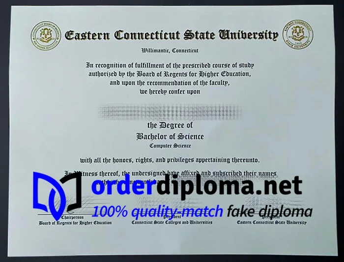 ECSU fake diploma, order Eastern Connecticut State University degree.