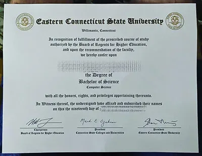 ECSU fake diploma, order Eastern Connecticut State University degree.