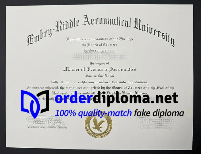 Buy Embry Riddle Aeronautical University diploma online