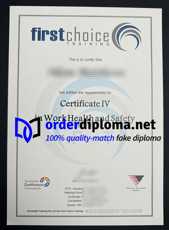 Where to buy First Choice training certificate? buy First Choice training certificate online.