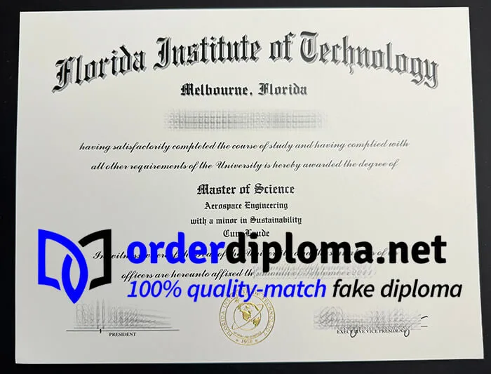 Get Florida Institute of Technology fake diploma.