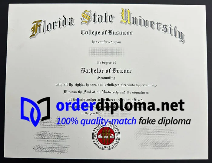 How to get Florida State University diploma? buy FSU fake degree online