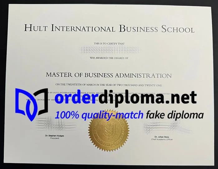 Buy Hult International Business School diploma,