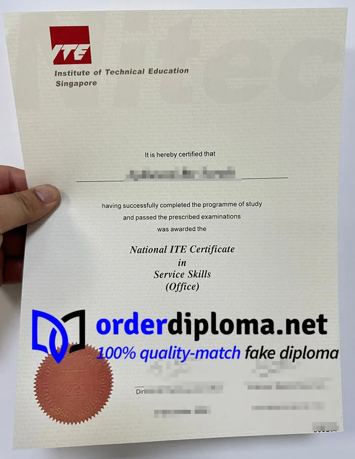 Buy Institute of Technical Education certificate. get ITE diploma online.