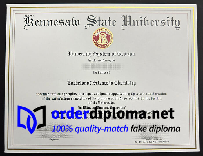 Buy Kennesaw State University diploma, fake Kennesaw State University degree online