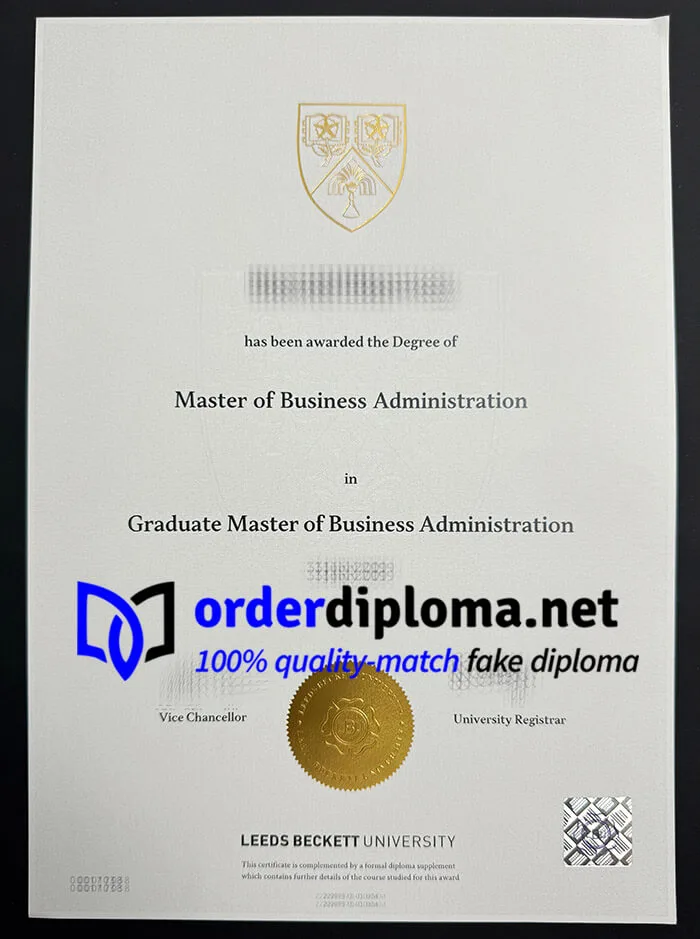 Buy Leeds Beckett University diploma online, get LBU fake degree.