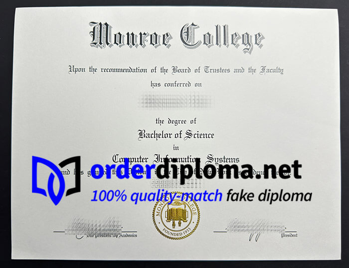 Purchase Monroe College diploma, buy fake degree online,