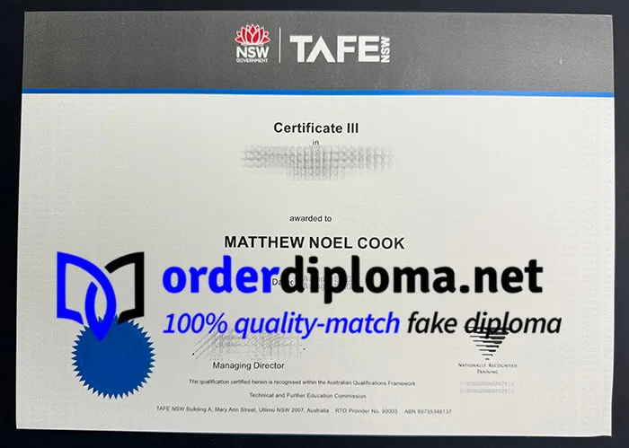 Buy NSW Tafe diploma, order NSW Tafe certificate.