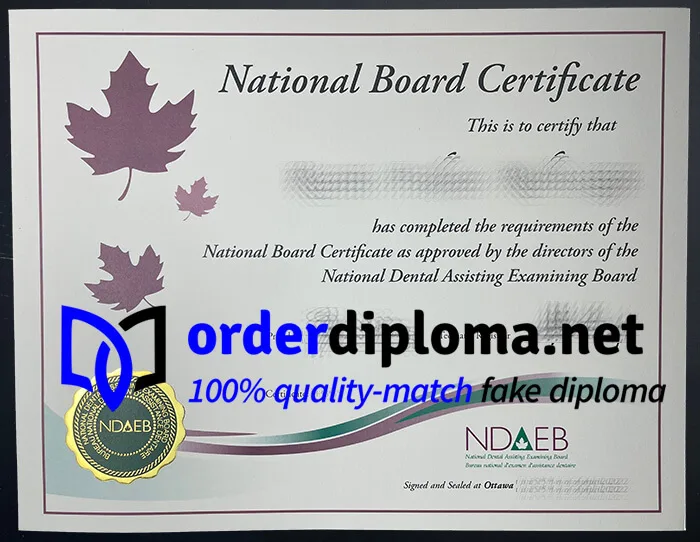 Where to buy National Dental Assisting Examining certificate? buy NDAEB certificate online.