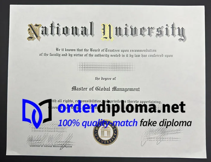 Buy National University diploma, get degree online