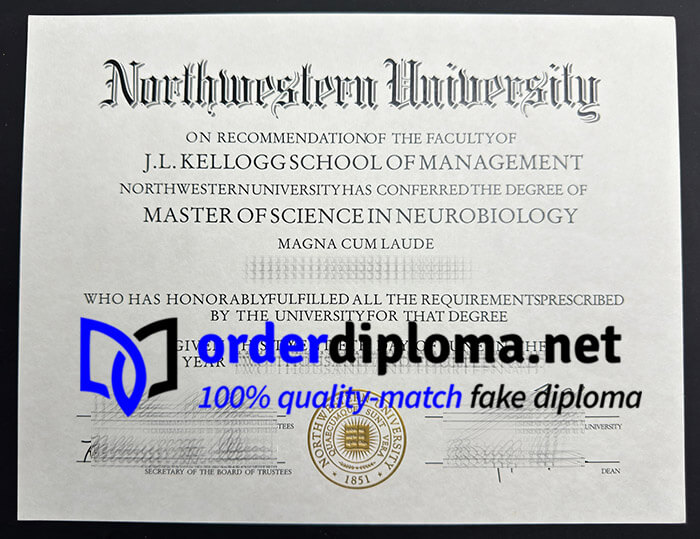 get fake diploma. buy fake degree online, Northwestern University certificate.