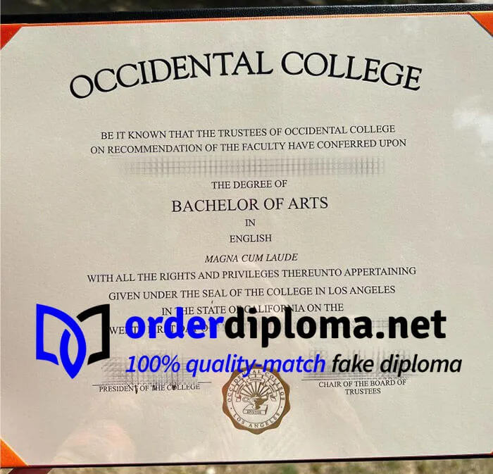 Where to buy Occidental College diploma? buy Occidental College degree online.