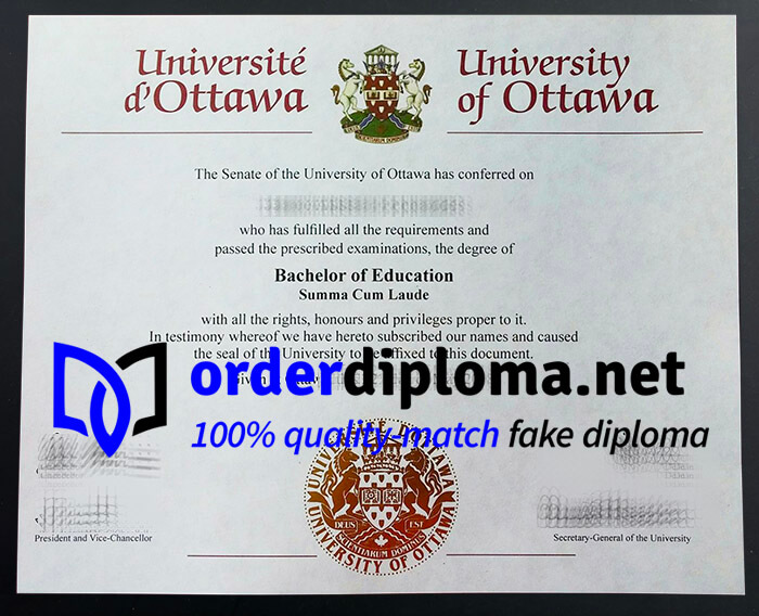 Buy Ottawa University diploma, obtain fake degree in Canada.