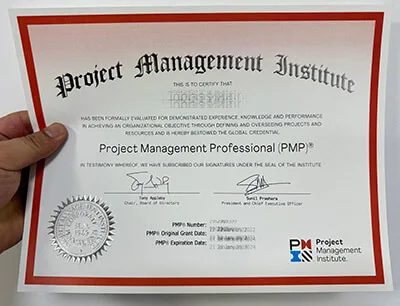 Project Management Professional Certificate, buy PMP certificate online.