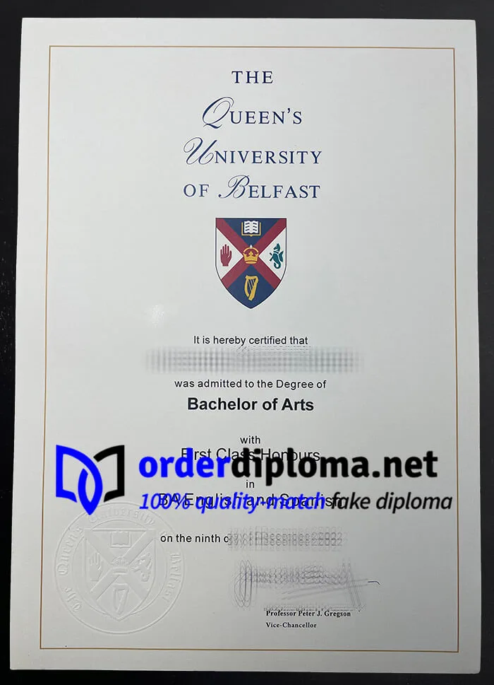 Order Queen's University of Belfast diploma, buy QUB degree online.