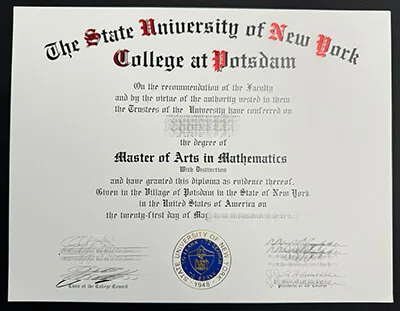 State University of New York College at Potsdam diploma, buy SUNY Potsdam diploma