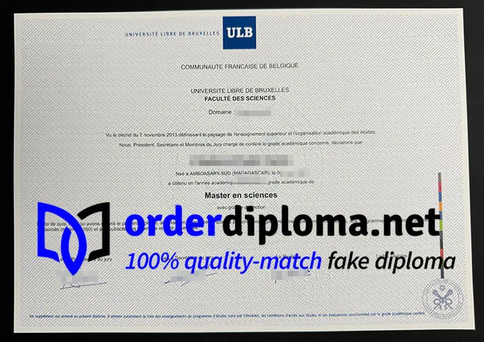 Buy Université libre de Bruxelles diploma, get ULB fake degree.