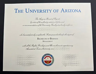 Buy University of Arizona diploma, make University of Arizona degree