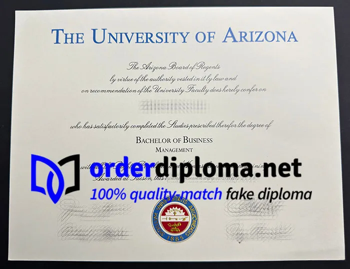 Buy University of Arizona diploma, make University of Arizona degree