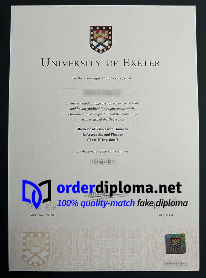 where to buy University of Exeter diploma?