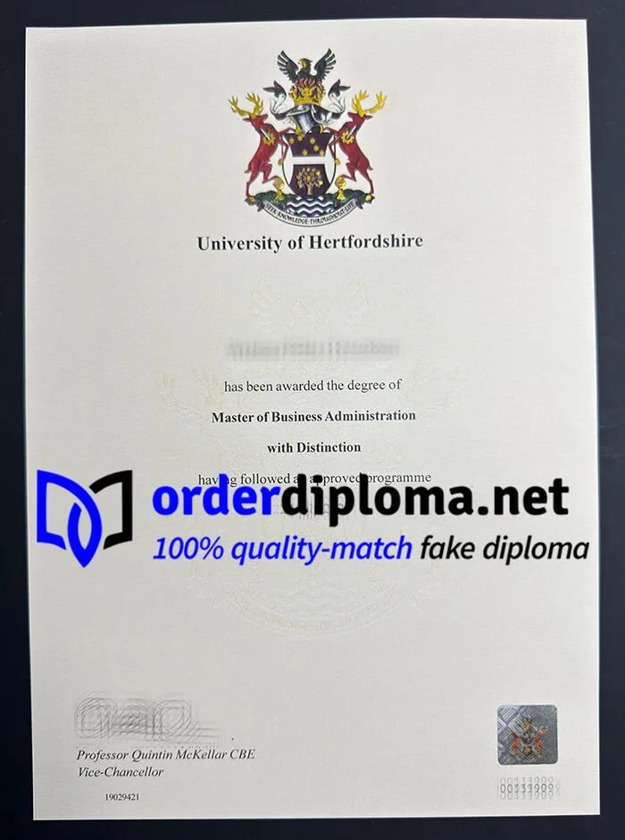 buy University of Hertfordshire diploma, fake University of Hertfordshire degree.