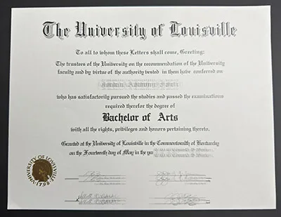 How to buy University of Louisville diploma? make University of Louisville degree online.