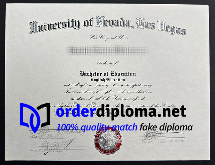 University of Nevada Las Vegas diploma, buy UNLV degree online.