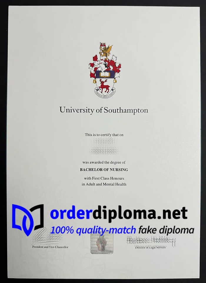 Buy University of Southampton diploma, order fake degree.