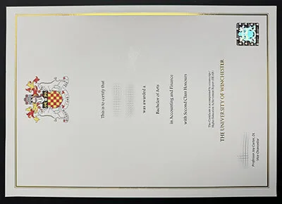 fake University of Winchester diploma, buy degree online.