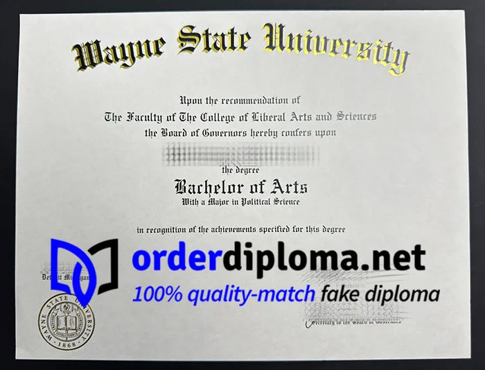 how to buy Wayne State University diploma? buy WSU fake degree online.