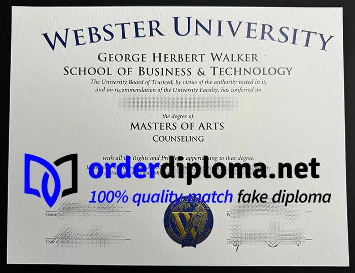 Buy Webster University diploma, How to get Webster University degree?