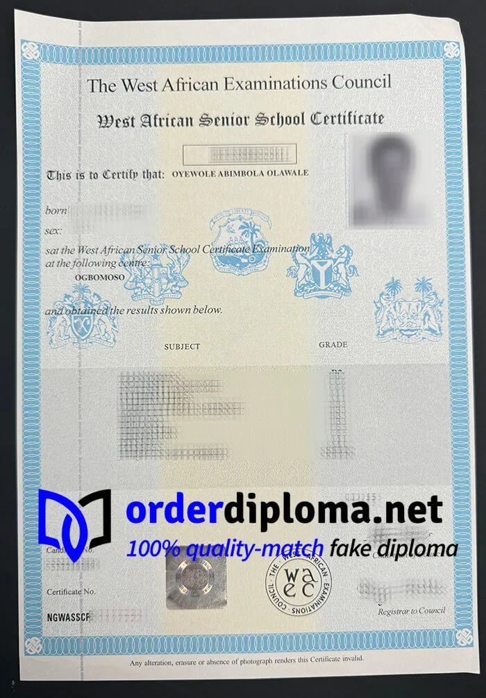 Order WAEC certificate, make WAEC transcript online.