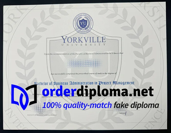 Buy Yorkville University diploma, order Yorkville University degree online.