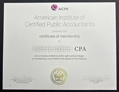 How long does it take to buy a fake AICPA certificate online?