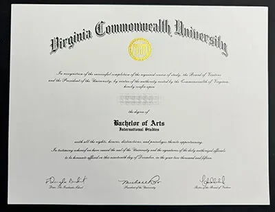 Order Virginia Commonwealth University fake diploma.