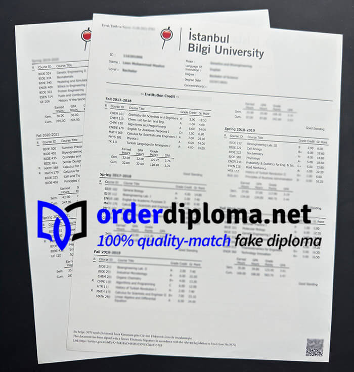 Where to order Bilgi University diploma? buy Bilgi University transcript online