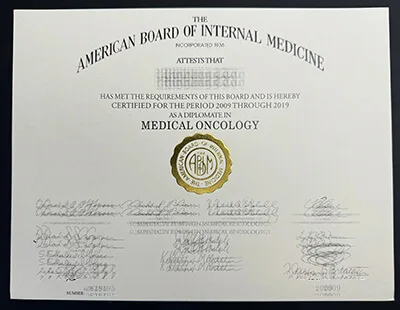 Buy ABIM fake certificate, order American Board of Internal Medicine certificate.